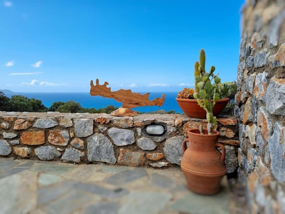 Villa Mavri Ruhige Private Pool Villa, Meerblick Agia Paraskevi  Екстериор снимка