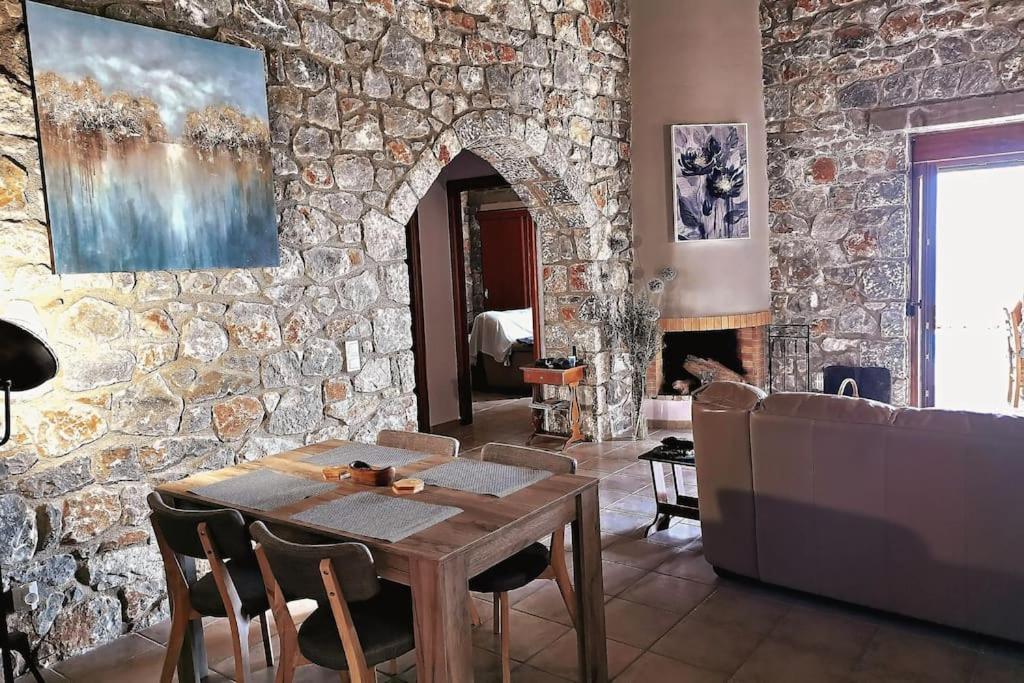 Villa Mavri Ruhige Private Pool Villa, Meerblick Agia Paraskevi  Екстериор снимка