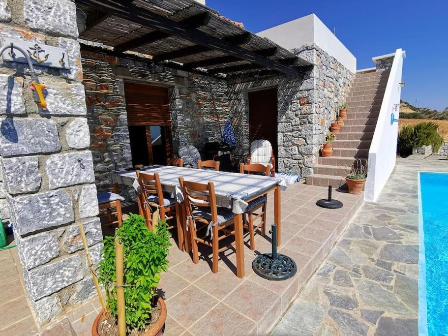 Villa Mavri Ruhige Private Pool Villa, Meerblick Agia Paraskevi  Екстериор снимка