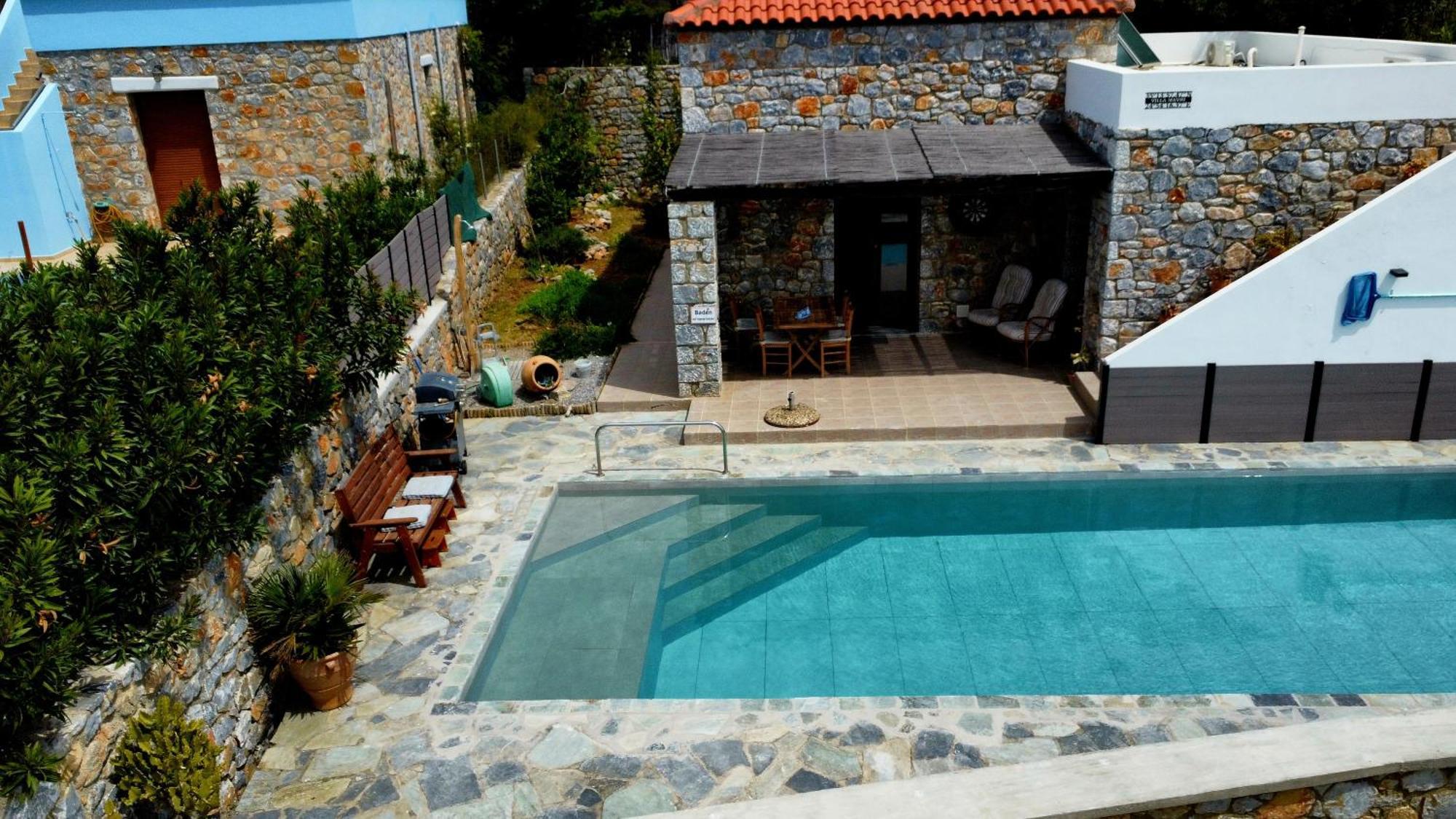 Villa Mavri Ruhige Private Pool Villa, Meerblick Agia Paraskevi  Екстериор снимка