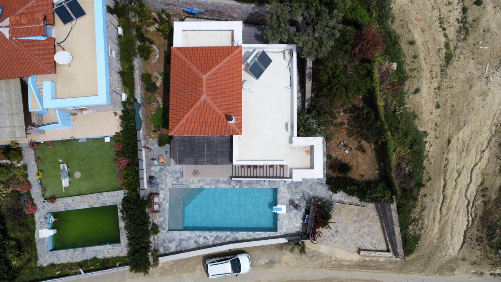 Villa Mavri Ruhige Private Pool Villa, Meerblick Agia Paraskevi  Стая снимка