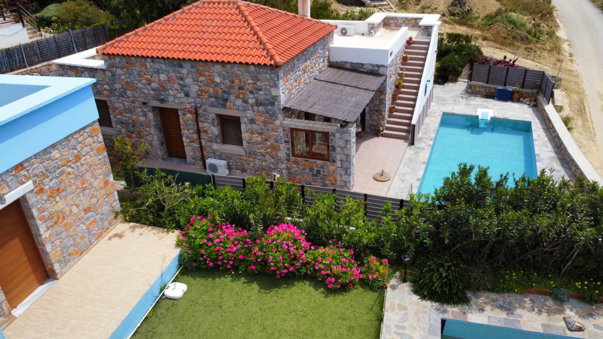 Villa Mavri Ruhige Private Pool Villa, Meerblick Agia Paraskevi  Стая снимка